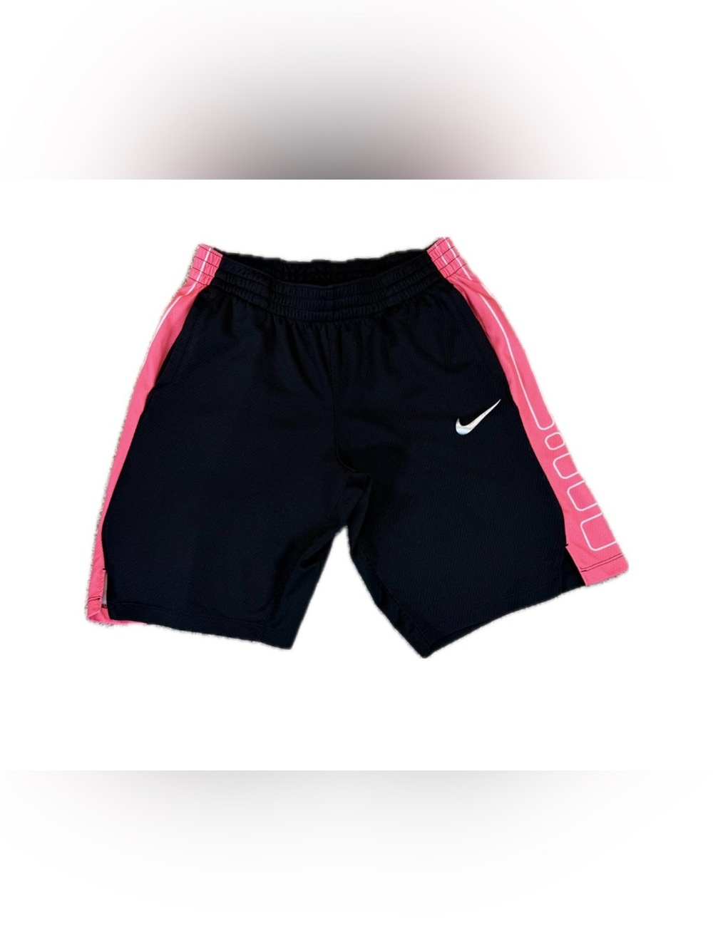 NIKE DRI-FIT - Basketball Shorts - Youth Size XL Pink And Black